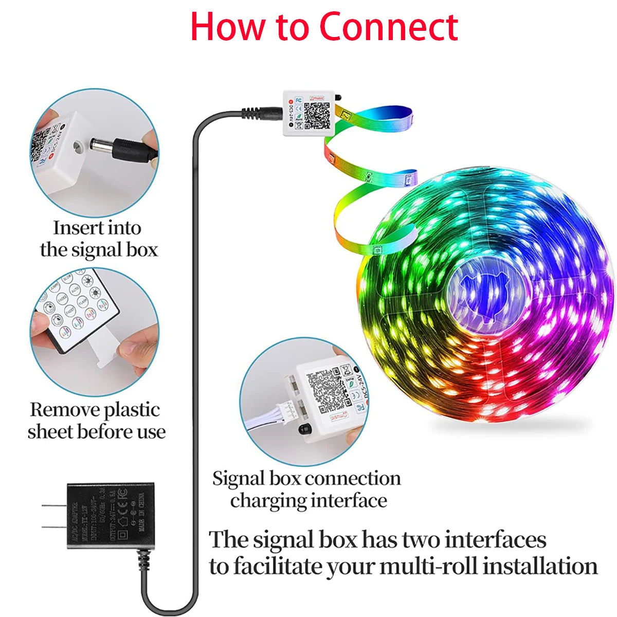 Music Sync RGB LED Strip Lights – 10m, 20m & 30m