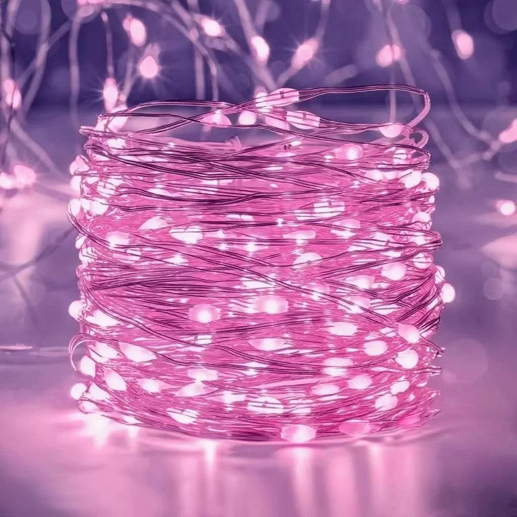 Battery Powered Copper Wire LED String Lights – 10 to 100 LEDs
