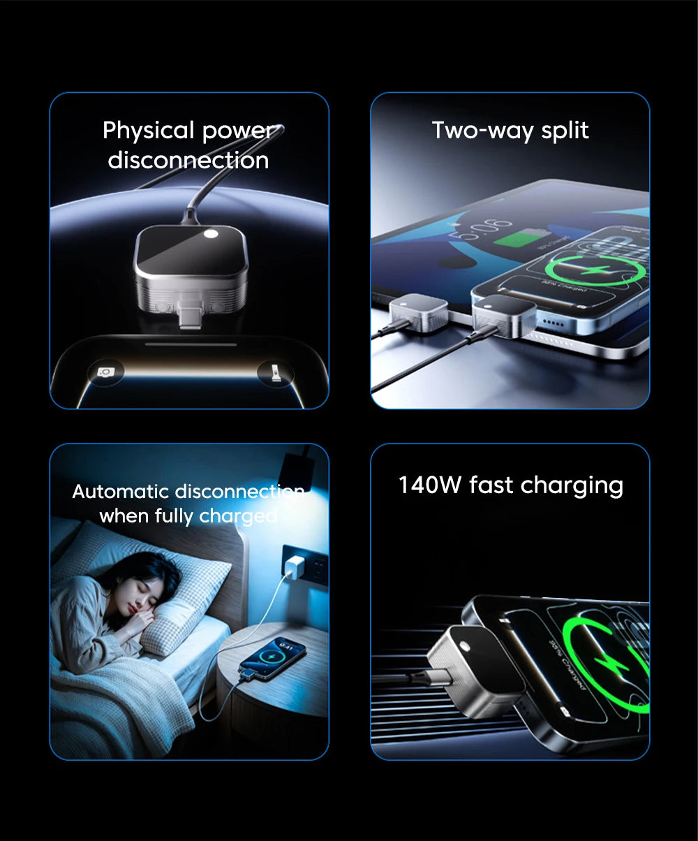 ChargeGuard™ Smart Auto Disconnect USB-C Adapter