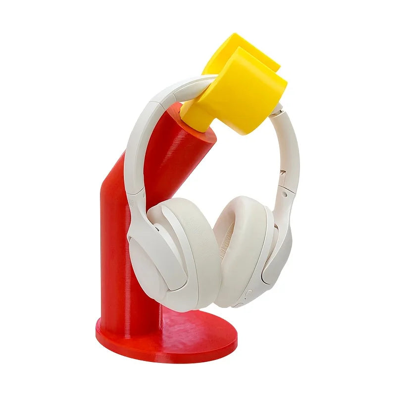 Creative Headphone Stand & Desk Shelf – Stylish Hook for Gaming Setup, Practical Decor for Any Room.