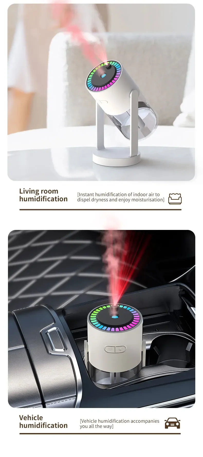 StarMist™ Galaxy Projection Humidifier