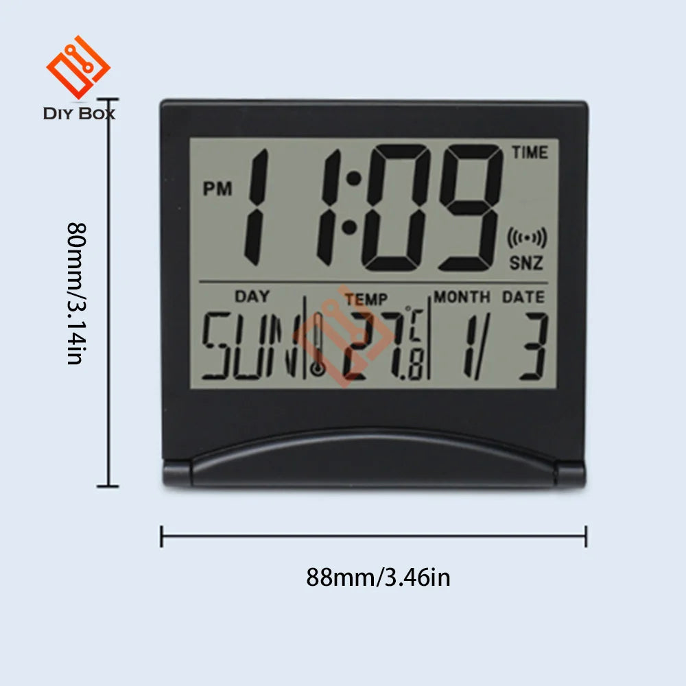 Digital Temperature & Humidity Monitor with Clock & Alarm
