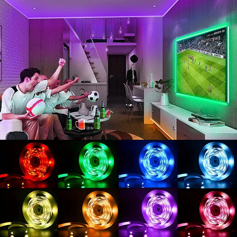 USB LED TV Backlight Strip – 3-Key Control, Flexible Ribbon
