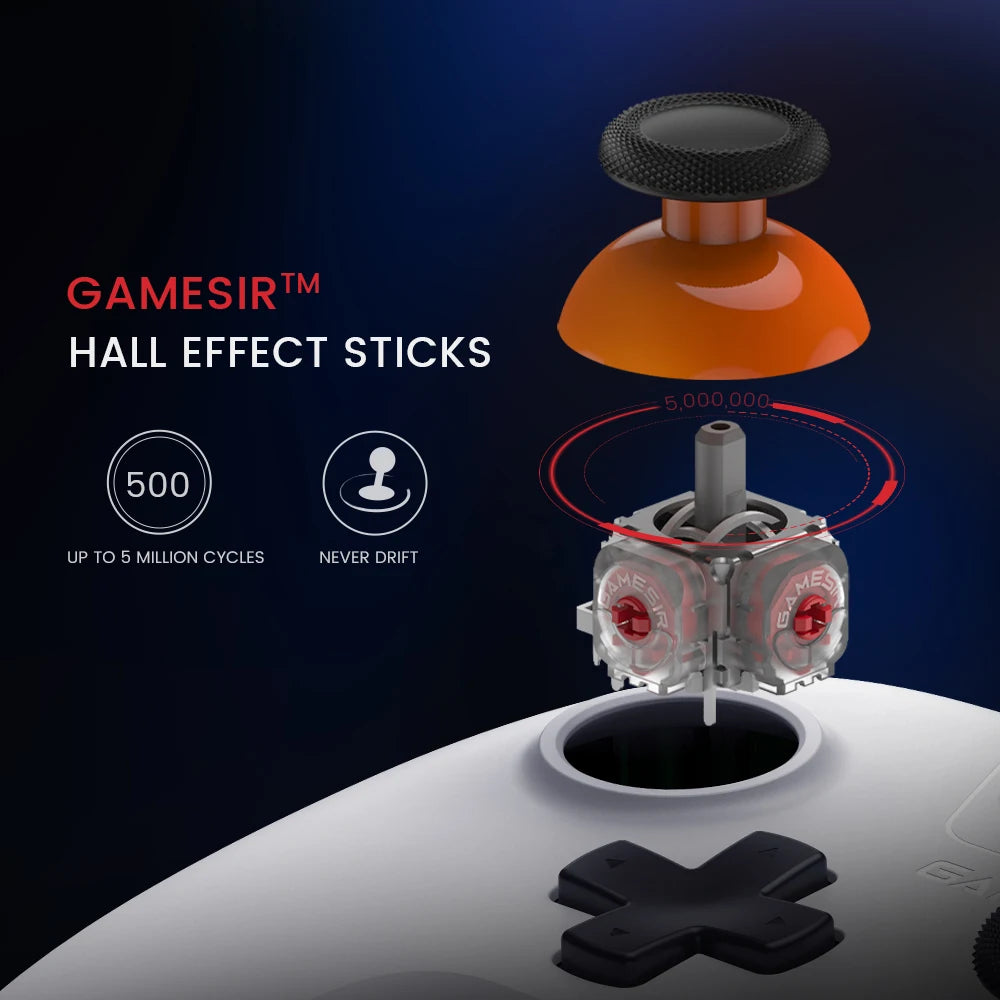 GameSir Nova Lite Wireless Hall Effect Controller for PC, Switch, Android & iOS