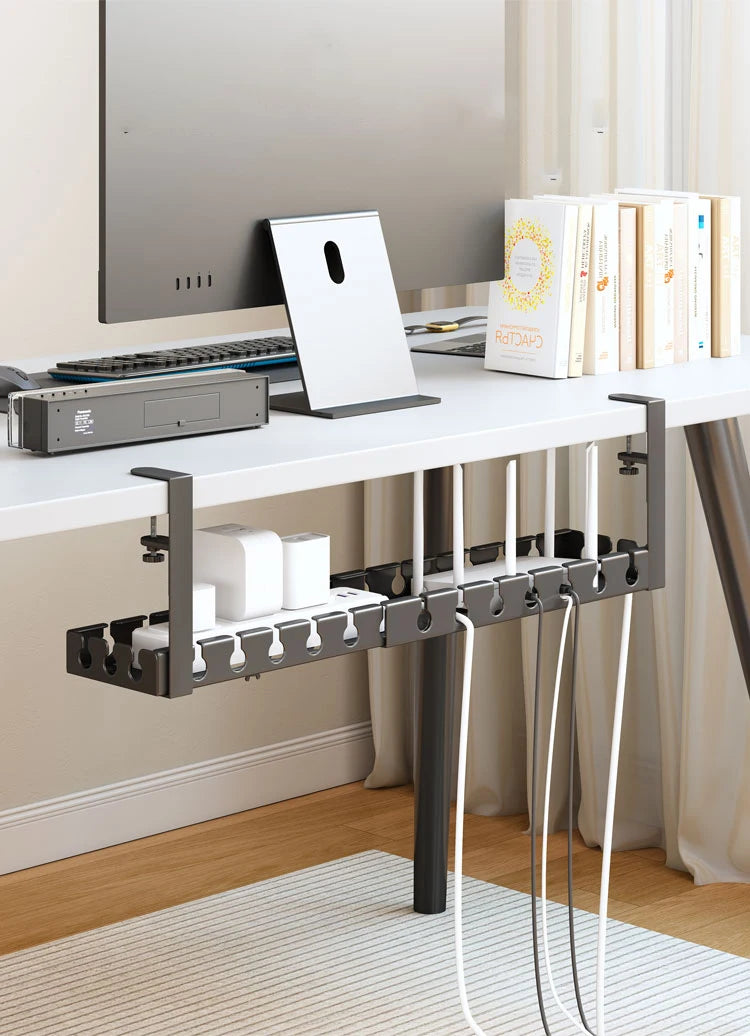 CableVault™ Clamp-On Under Desk Cable Tray