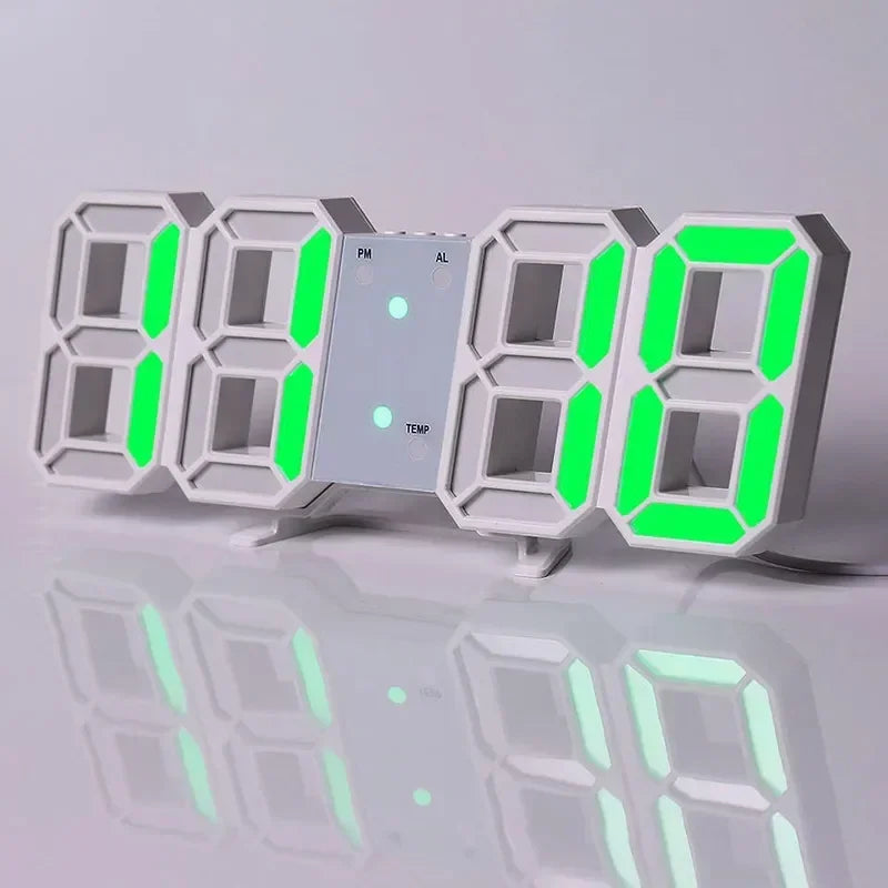 Digital Decoration for Bedroom Desk Watches Led Wall Clock Living Room Alarm Modern Home and Decoration Electronic Table Decor