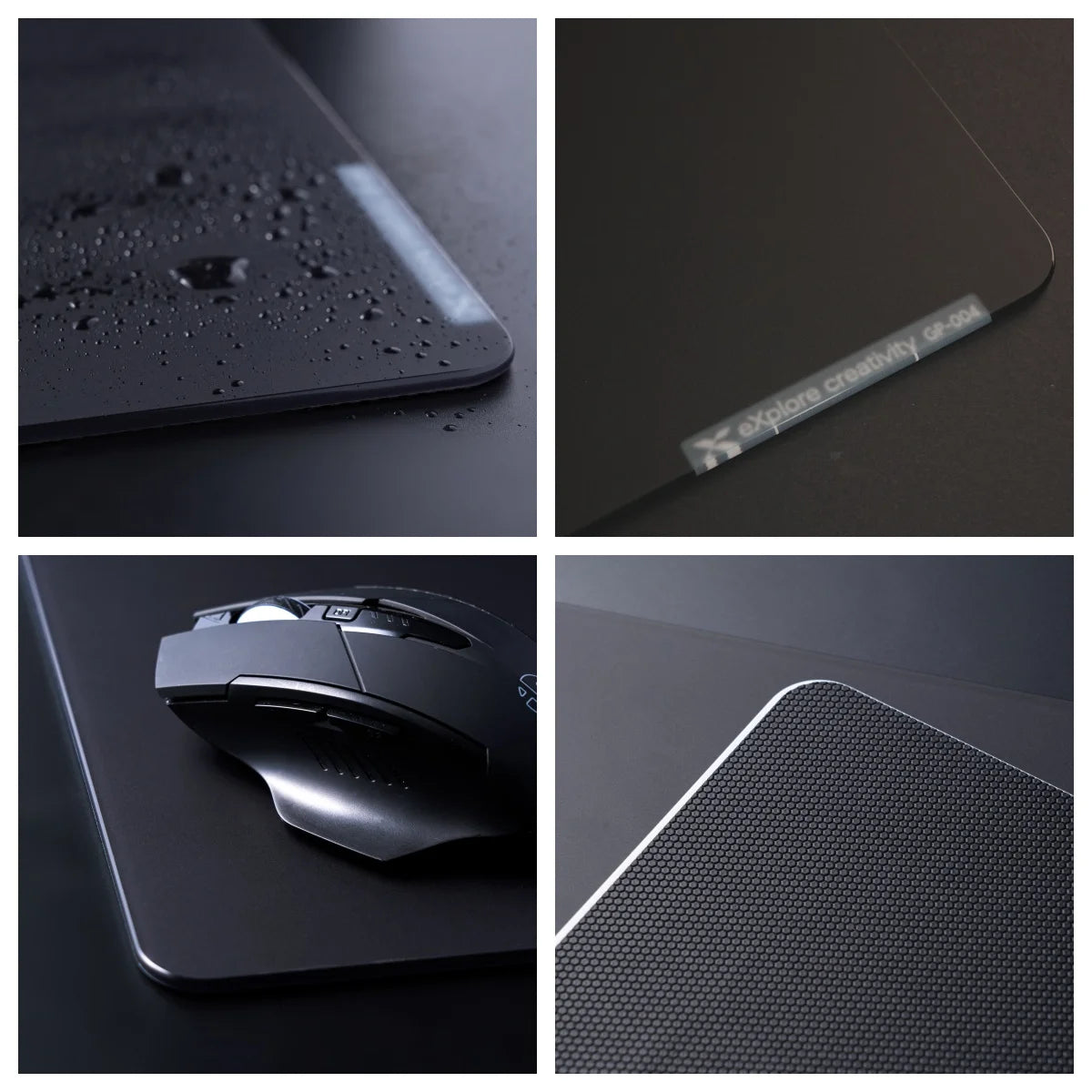 ZeroTrace™ Premium Tempered Glass Mouse Pad