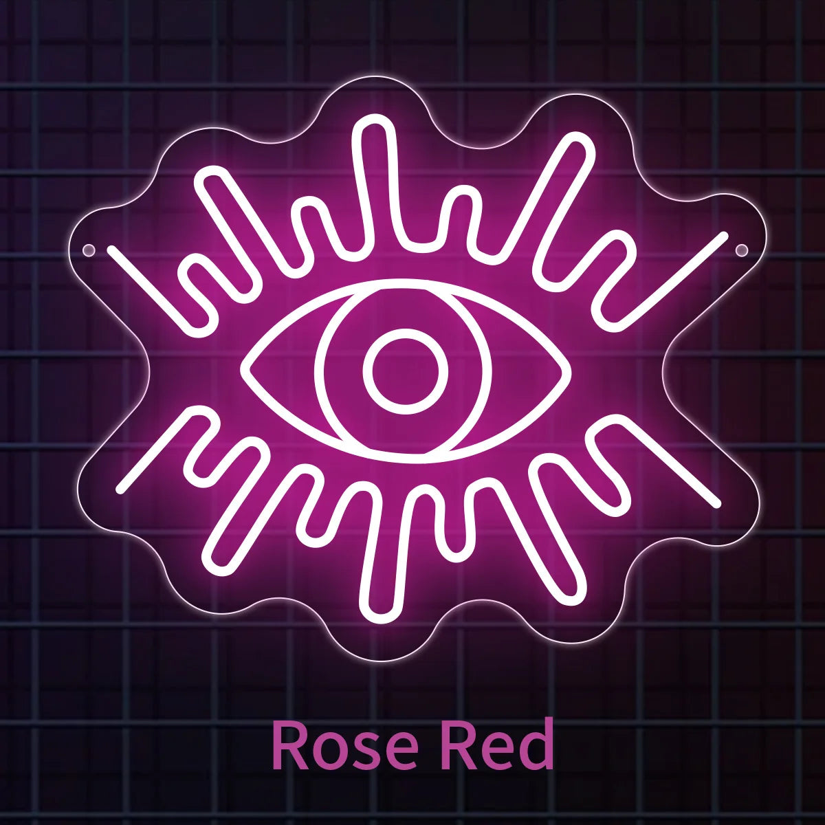 LED Neon Eye Sign, for Home, Bar, Decor - Spooky Decoration Gift Idea, Durable Eye Light for Christmas, Weddings, Birthdays (No