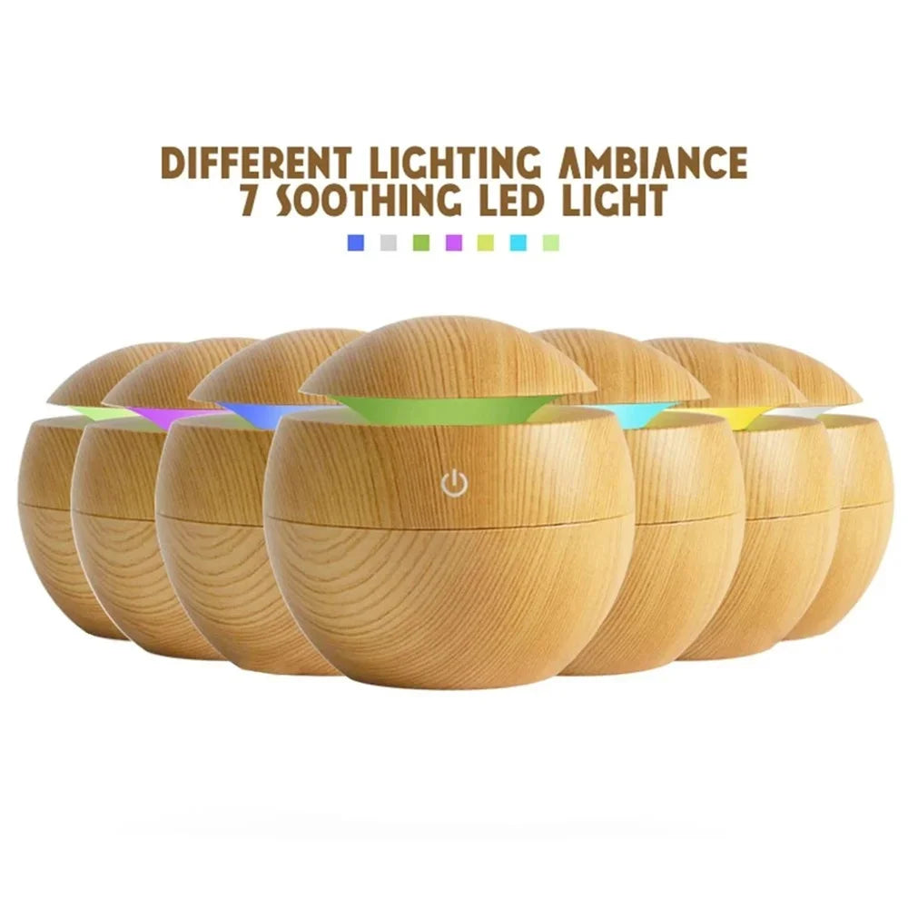 AuraWood™ Ultrasonic Aroma Diffuser