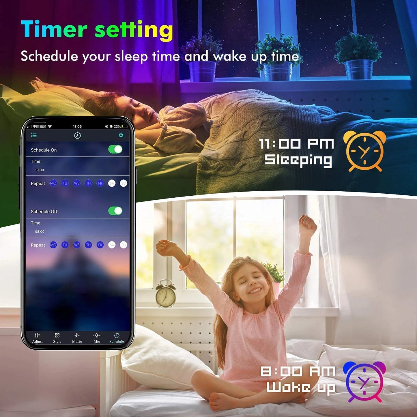 Music Sync RGB LED Strip Lights – 10m, 20m & 30m