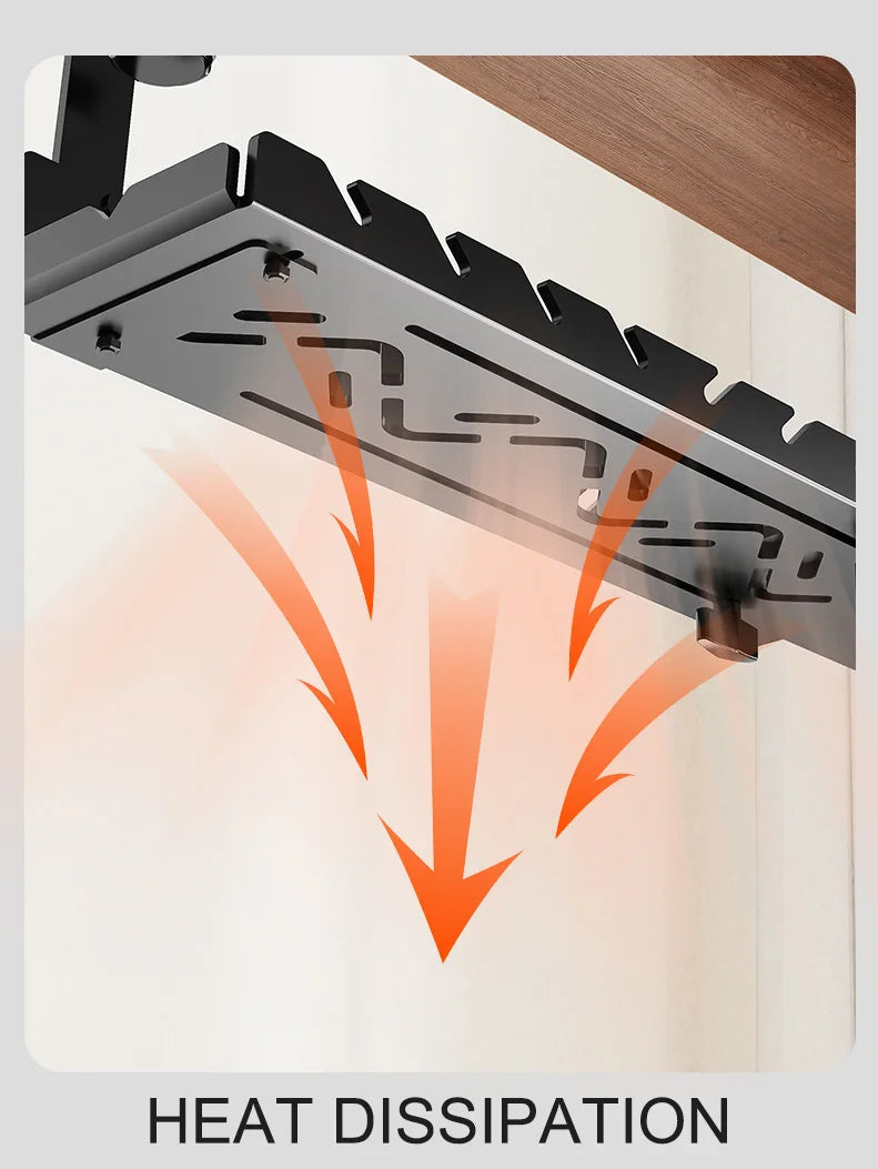 CableVault™ Expandable Under Desk Cable Tray