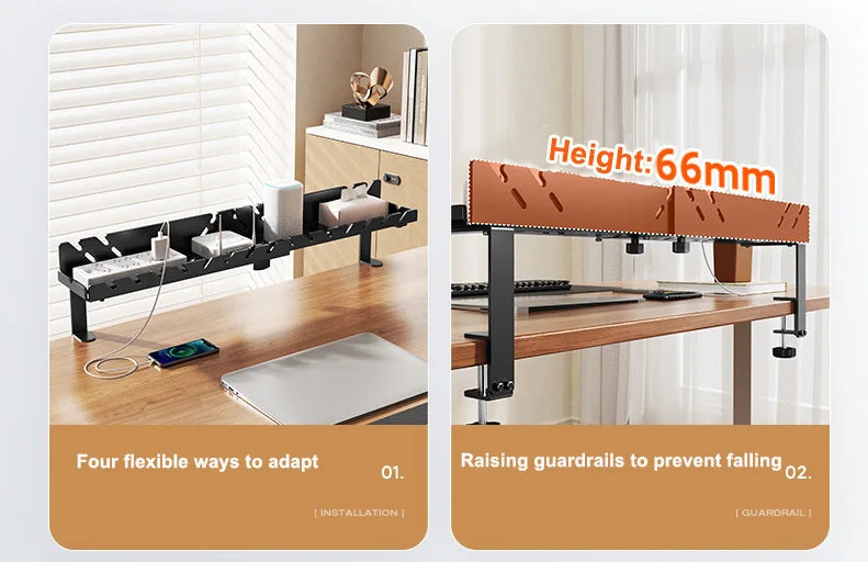 CableVault™ Expandable Under Desk Cable Tray