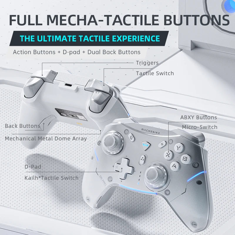Machenike G5 Pro Elite Wireless Gaming Controller for PC, Switch, Android & iOS