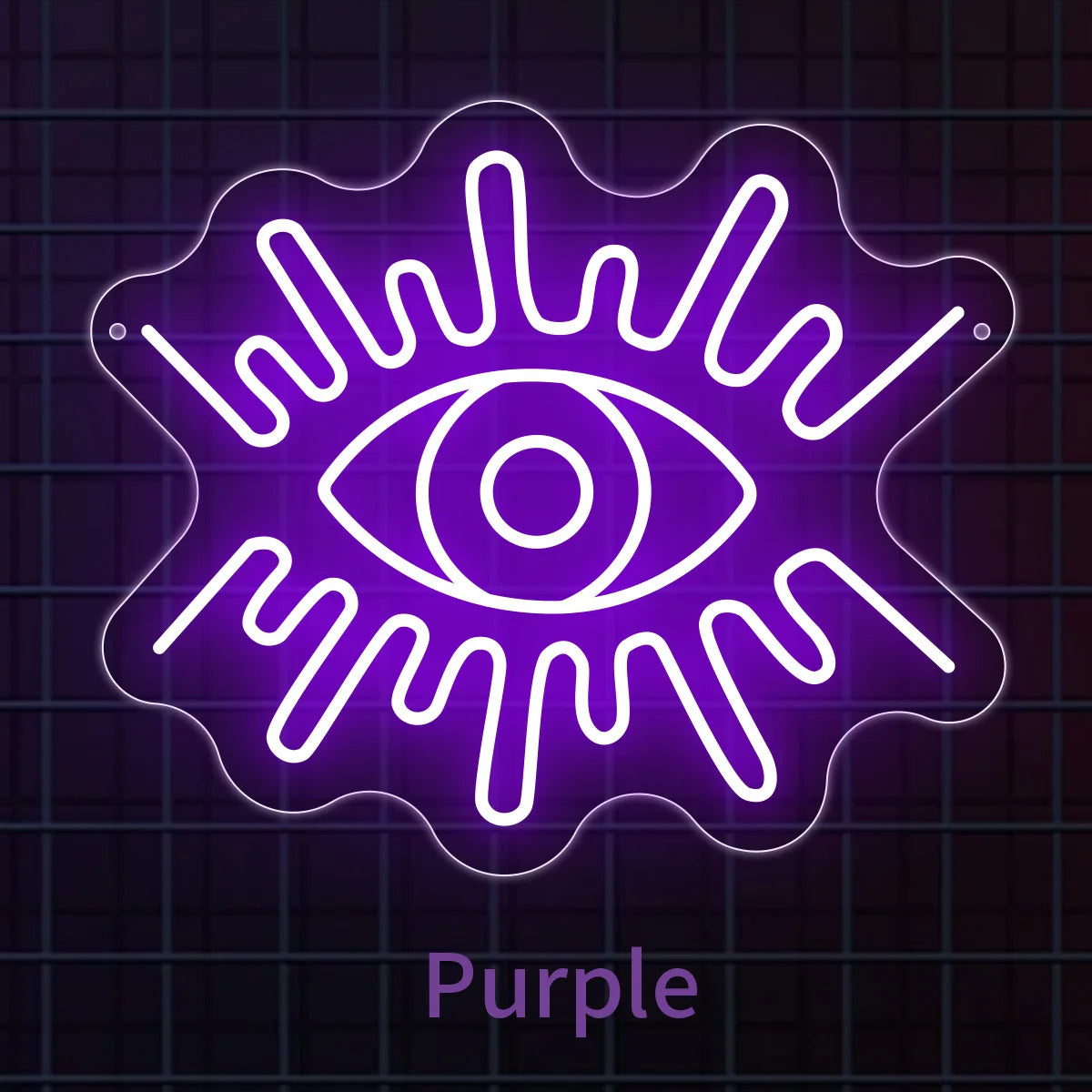 LED Neon Eye Sign, for Home, Bar, Decor - Spooky Decoration Gift Idea, Durable Eye Light for Christmas, Weddings, Birthdays (No