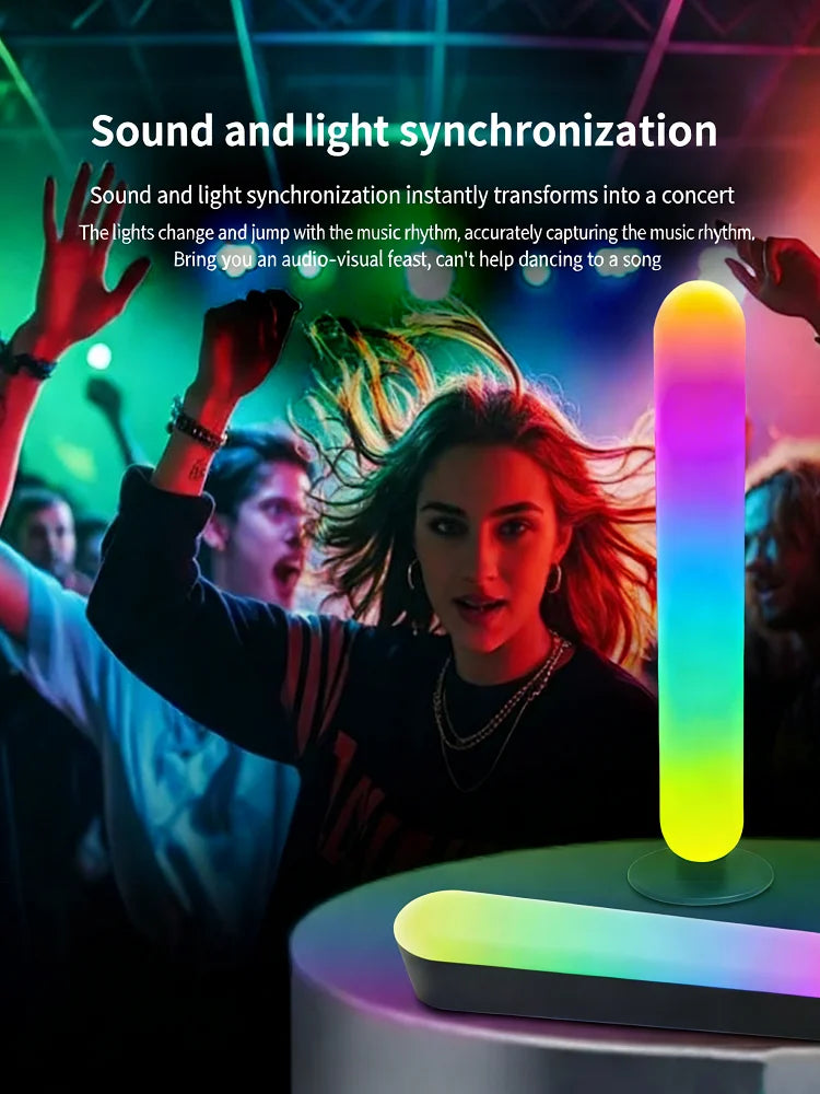 Desktop RGB Computer Monitor Light Bar Music Rhythm LED Holiday Atmosphere Decoration LIght E-sports TV Background Wall Lighting