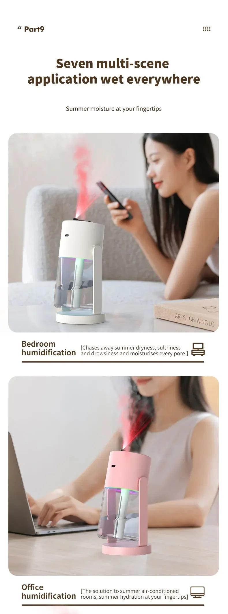 StarMist™ Galaxy Projection Humidifier