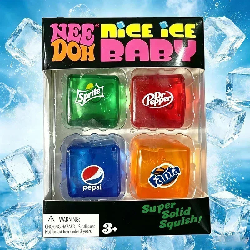 Squishy ;Schylling NeeDoh Nice Cube /;Sensory Squeeze Toy Super Squish Stress Relief Anxiety Sensory Tool Stress Reliever Toys