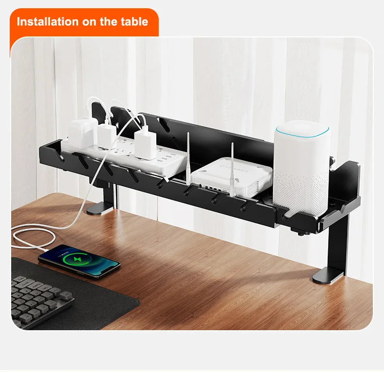 CableVault™ Expandable Under Desk Cable Tray
