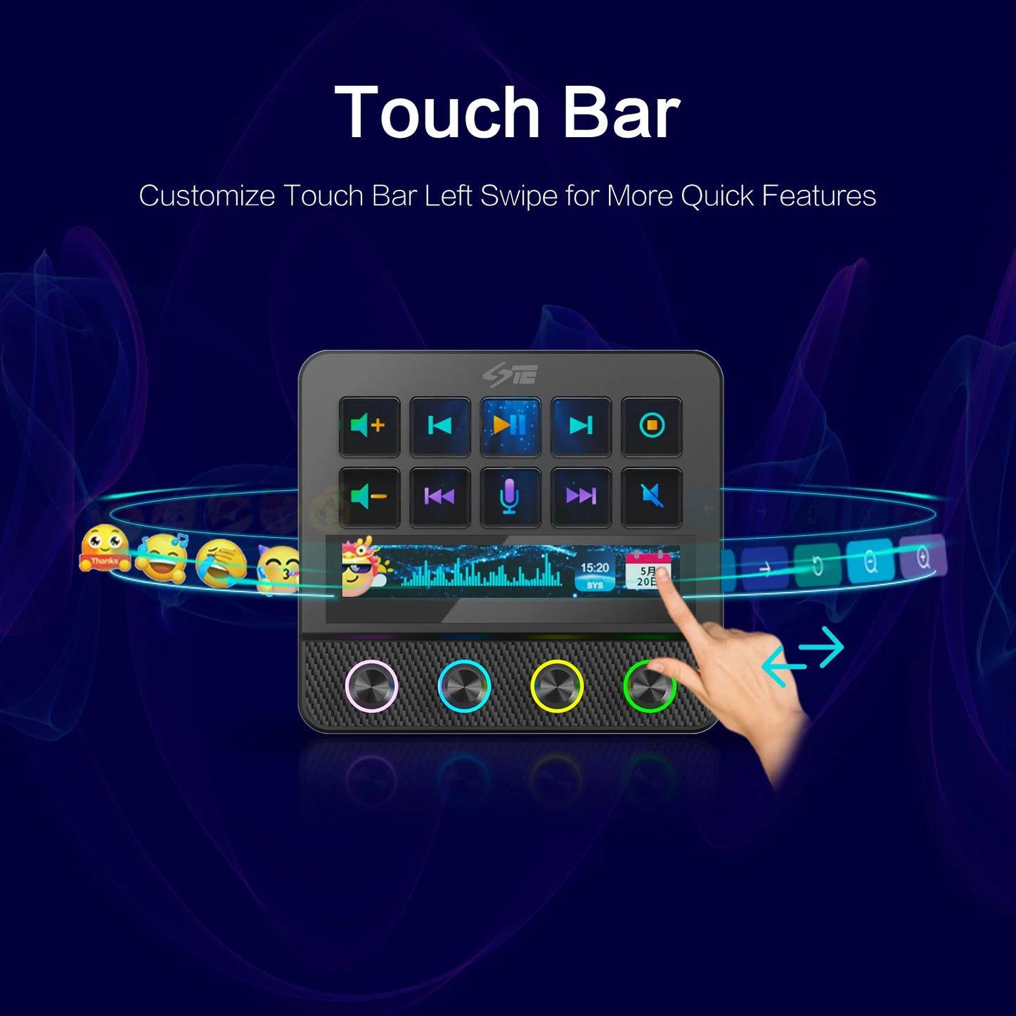 CommandHub™ N4 Pro RGB Macro Controller