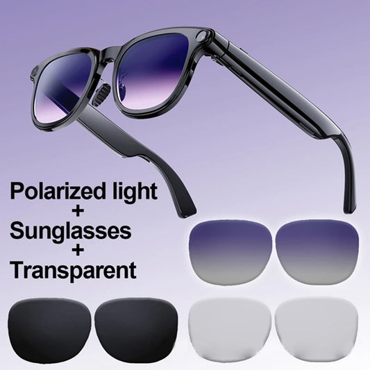 Bluetooth Smart Audio Sunglasses with Built-In Speakers
