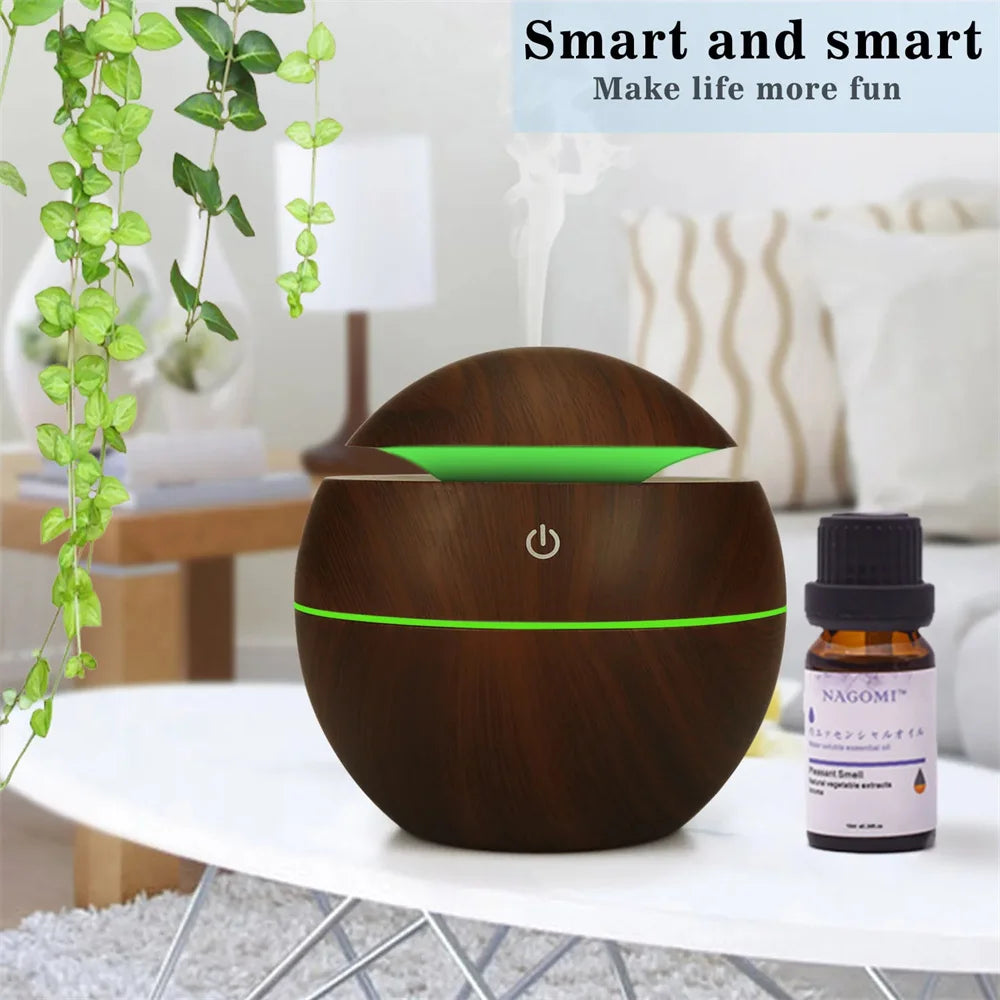 AuraWood™ Ultrasonic Aroma Diffuser