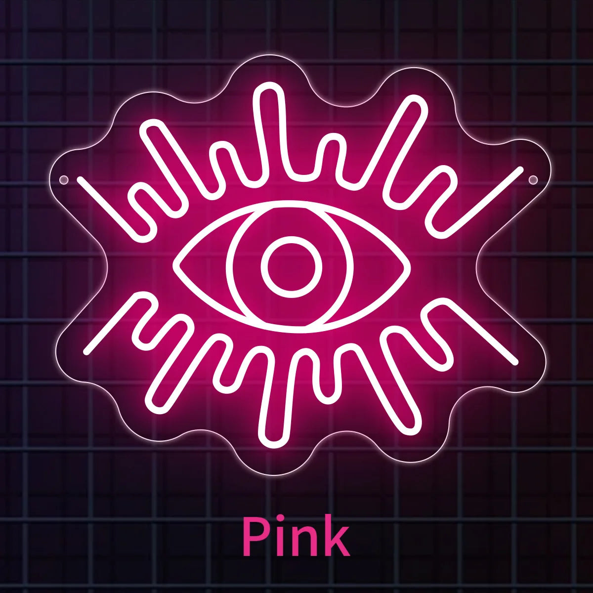 LED Neon Eye Sign, for Home, Bar, Decor - Spooky Decoration Gift Idea, Durable Eye Light for Christmas, Weddings, Birthdays (No
