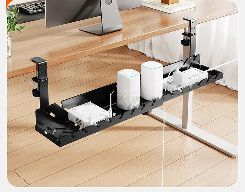 CableVault™ Expandable Under Desk Cable Tray