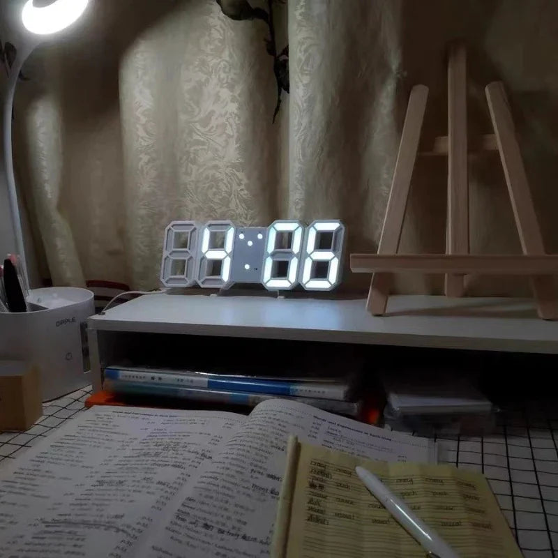 Digital Decoration for Bedroom Desk Watches Led Wall Clock Living Room Alarm Modern Home and Decoration Electronic Table Decor