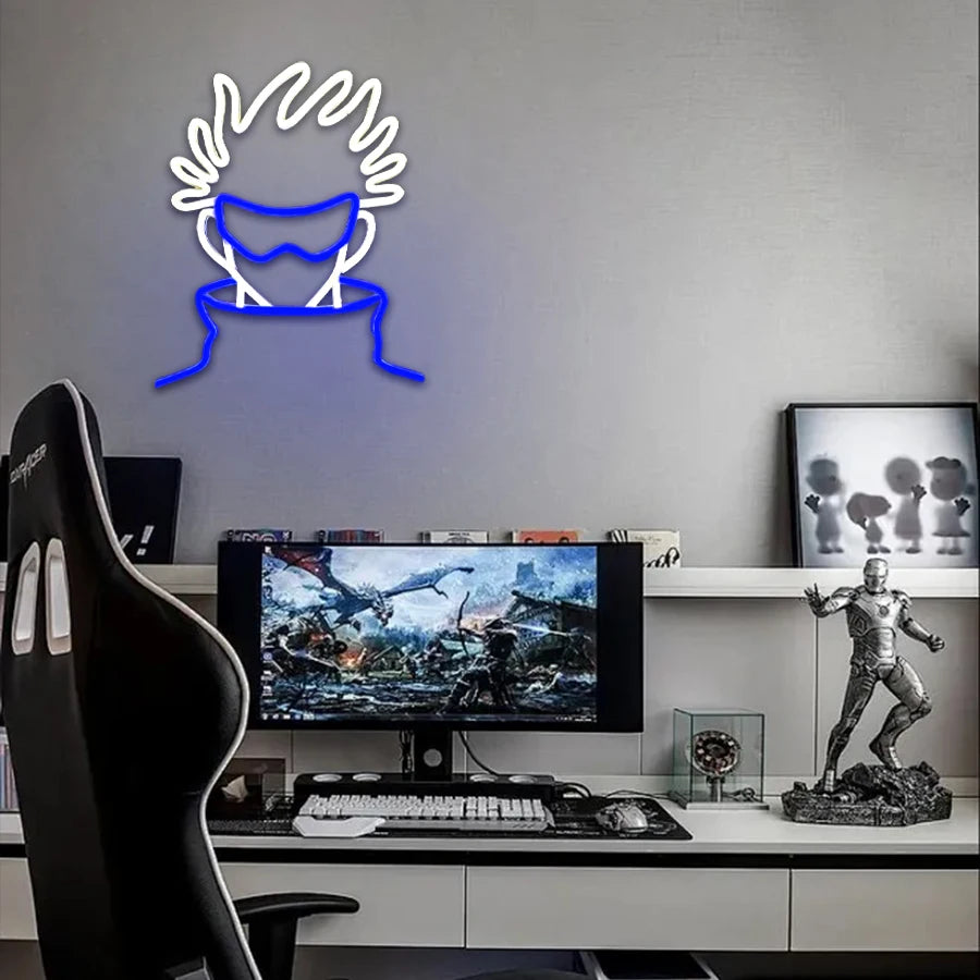 Anime Series Neon Sign For Wall Decor,Led Neon Light For Game Room,Bedroom,Birthday Gift For Teens,Party,Man Cave Decoration
