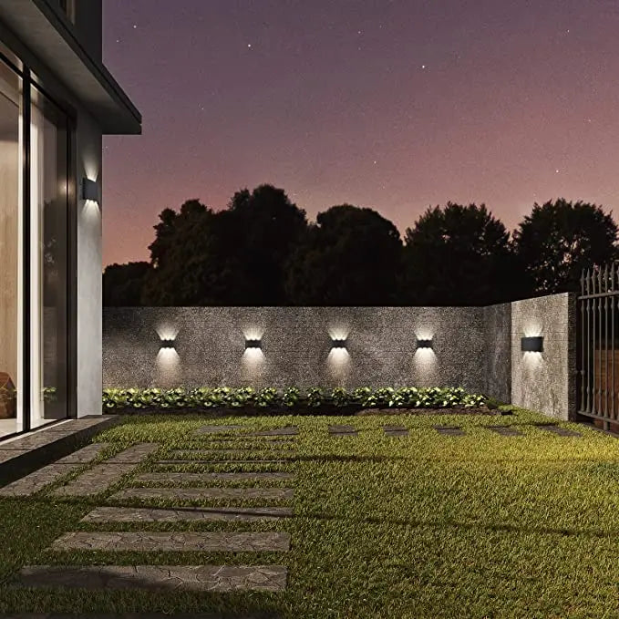 Modern LED Wall Sconce – Indoor & Outdoor Up-Down Light