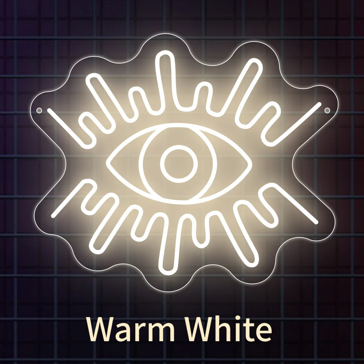 LED Neon Eye Sign, for Home, Bar, Decor - Spooky Decoration Gift Idea, Durable Eye Light for Christmas, Weddings, Birthdays (No
