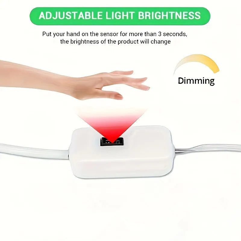 USB Neon LED Light Strip with Motion Sensor & Dimmer