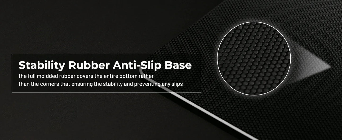 ZeroTrace™ Premium Tempered Glass Mouse Pad