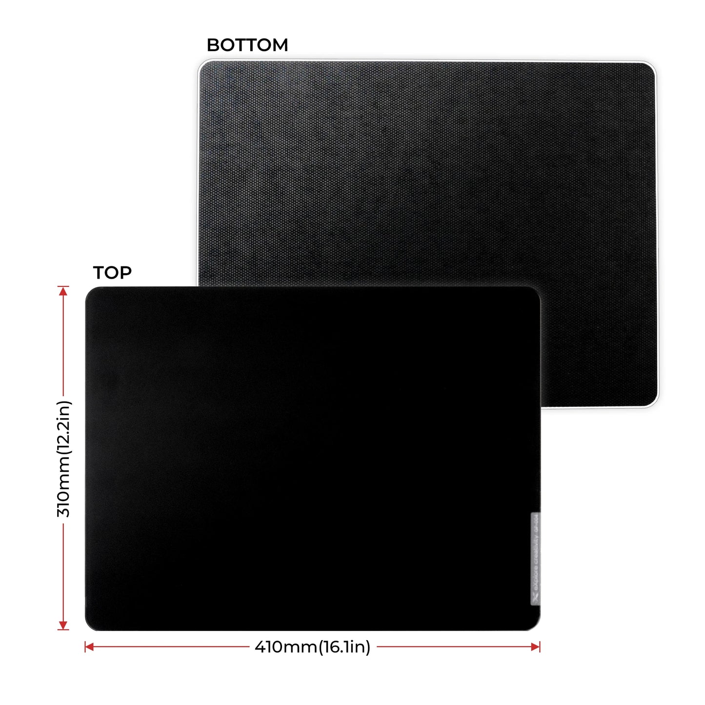 ZeroTrace™ Premium Tempered Glass Mouse Pad