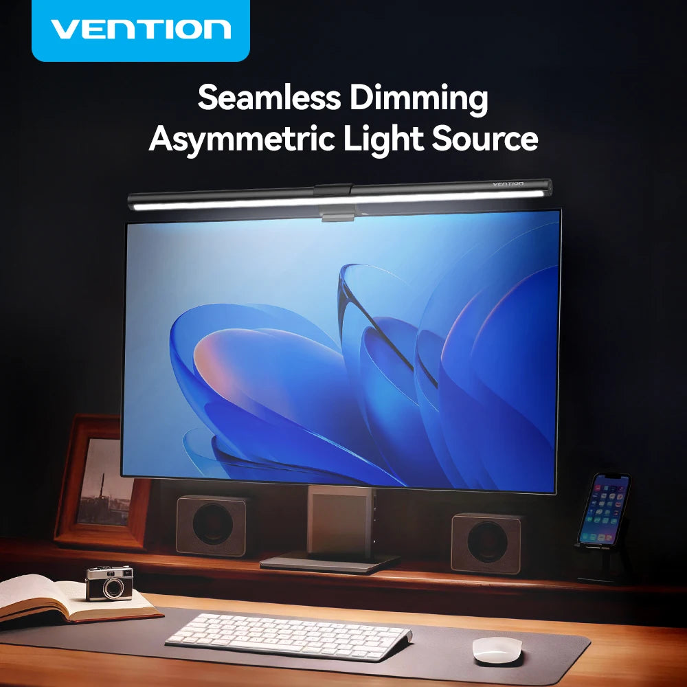 LED Monitor Light Bar – Eye Protection, 3 Color Temps, USB-C