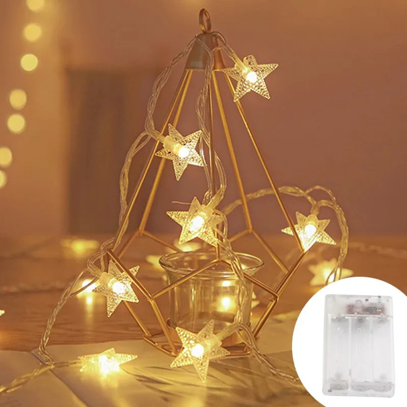 LED Star Fairy String Lights – Indoor & Outdoor Garden Party