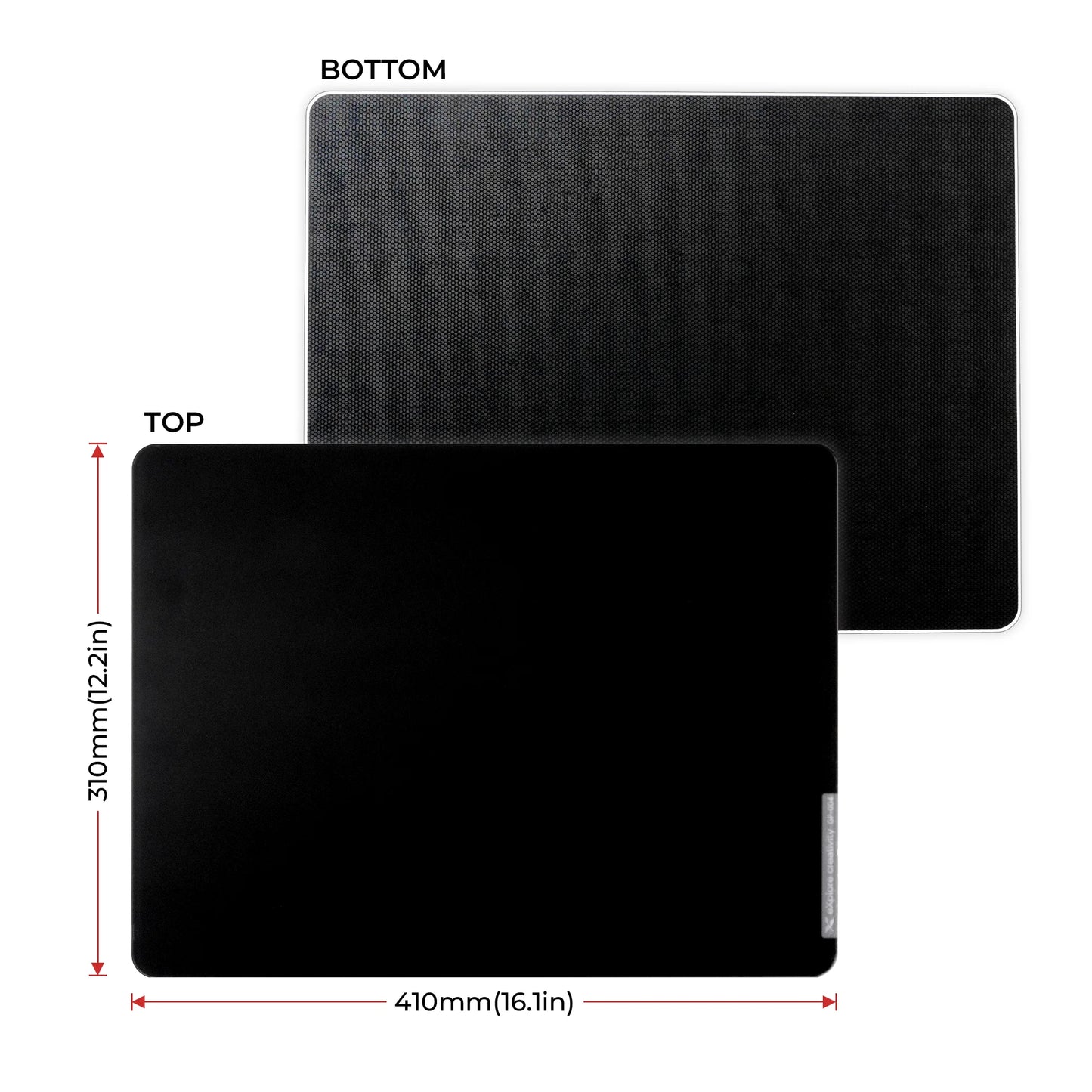 ZeroTrace™ Premium Tempered Glass Mouse Pad