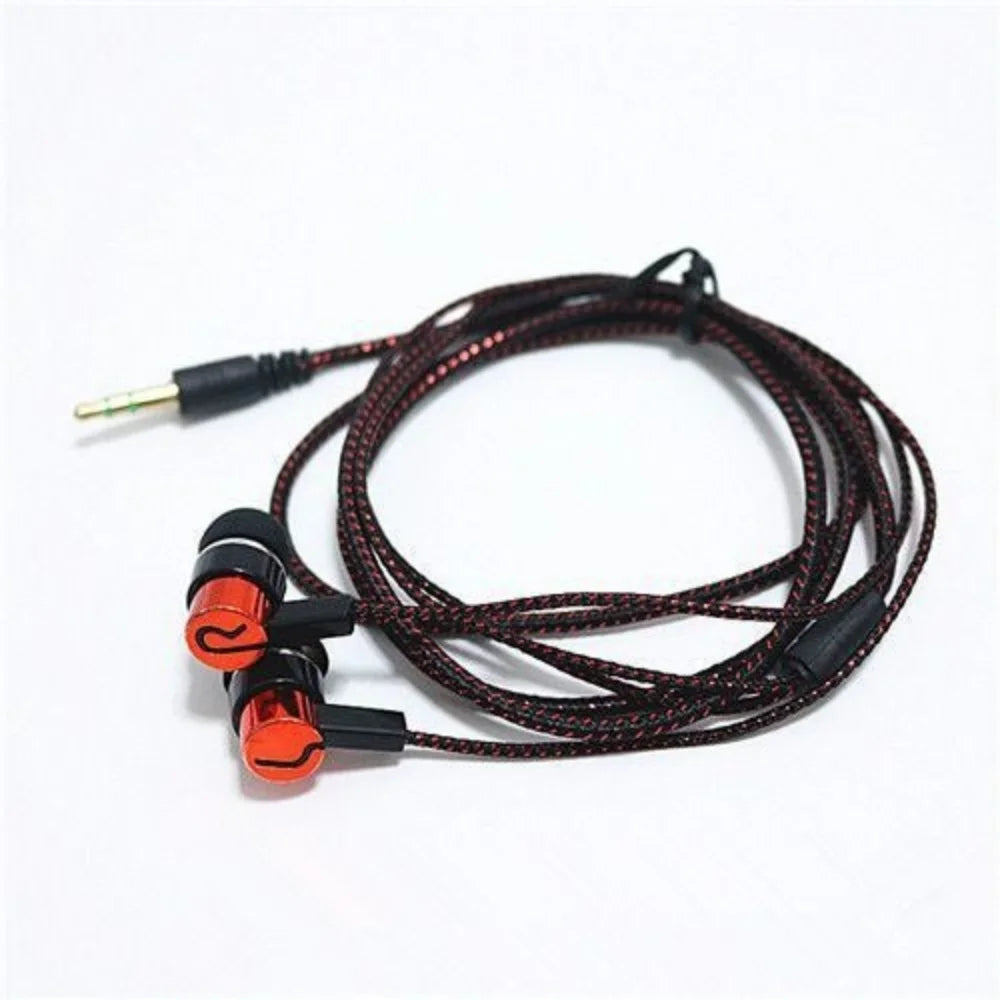 3.5mm Wired In‑Ear Earbuds, Noise Isolating Deep Bass Stereo Headphones, Universal Plug‑and‑Play Earphones For CellPhone Devices