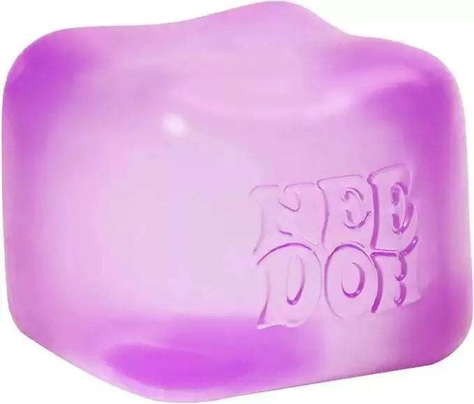 Needoh Squishy Slow Rebound Cube Sensory Stress Relief Toy, Anxiety Relief & Focus Enhancement, for All Ages