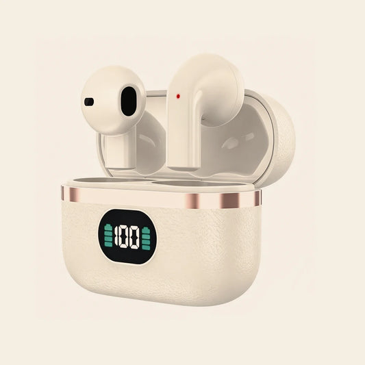 Bluetooth 5.4 Earbuds Semi-in-ear Design Endurance Battery Wireless Earphones With Mic Music Companion for Battery Display