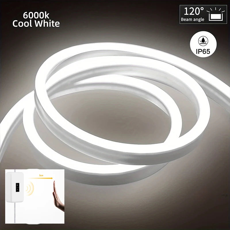 USB Neon LED Light Strip with Motion Sensor & Dimmer