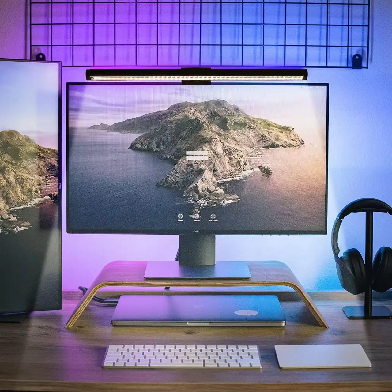 Computer Monitor Screen Light Bar Monitor Light Bar Eye-Care Stepless LED Desk Lamp Dimming Lighting Table Lamp for Work Gaming