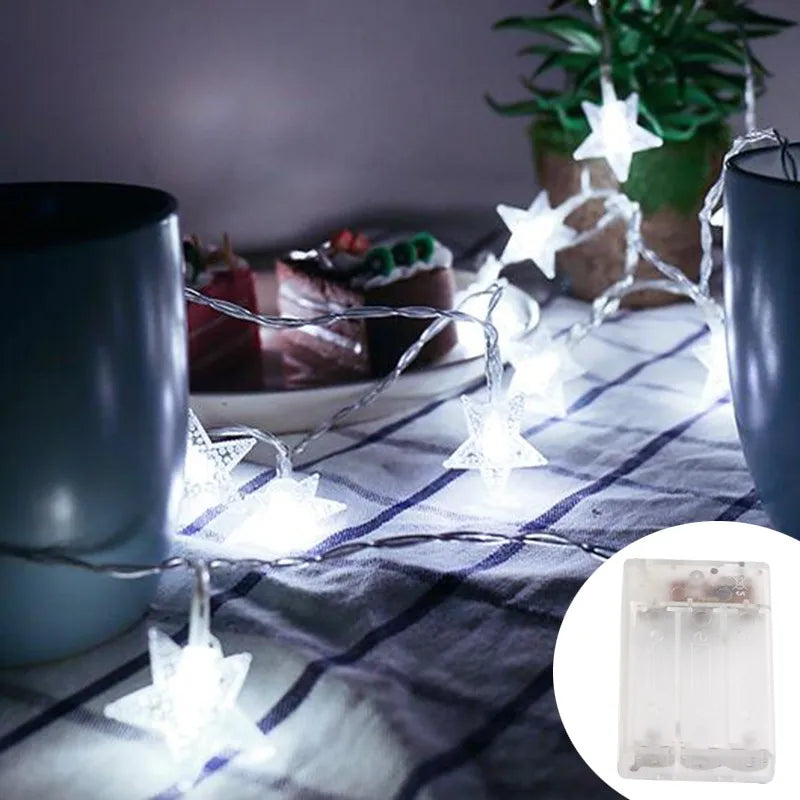 LED Star Fairy String Lights – Indoor & Outdoor Garden Party