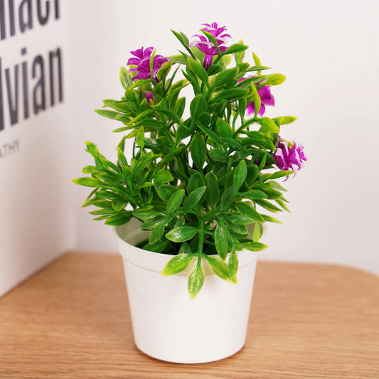 Artificial Flower Desk Plant