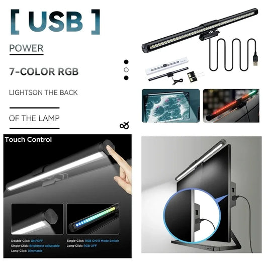 AuraGlow™ RGB Monitor Light Bar