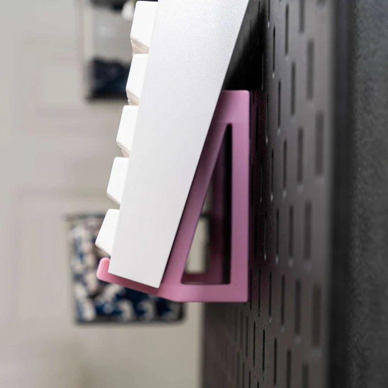 GridForge™ Pegboard Keyboard Holder